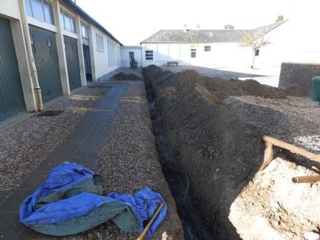 Travaux de remplacement des canalisations de chauffage à l’école