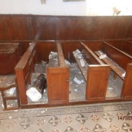 Chute d’une corniche de plafond à l’église Notre Dame de l’Assomption