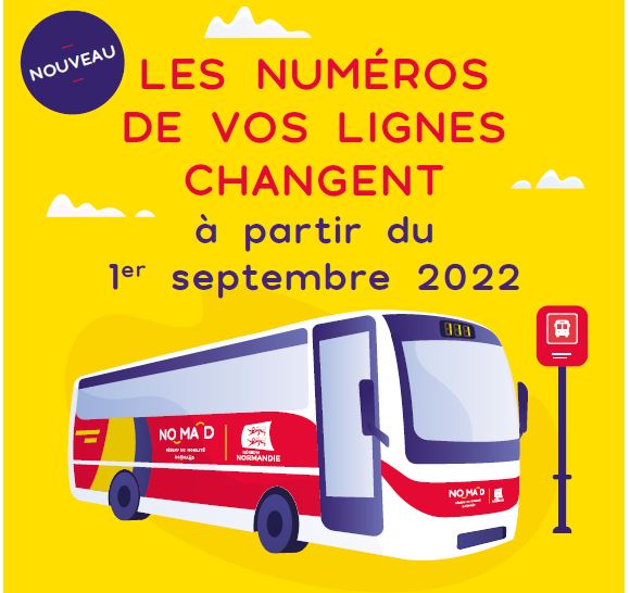 NOMAD – Les numéros de lignes changent
