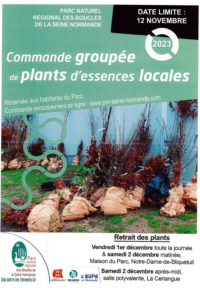 Ouverture de la commande groupée organisée par le Parc Naturel Régional Boucles de la Seine