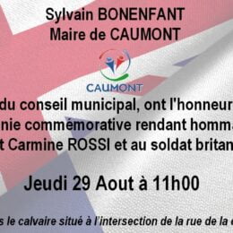Caumont rend hommage à ses libérateurs