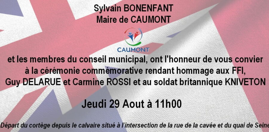 Caumont rend hommage à ses libérateurs