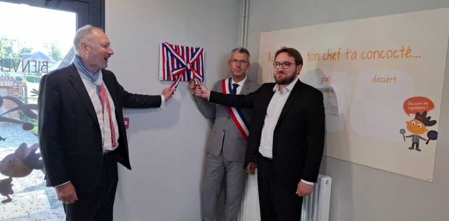 Le restaurant scolaire et le bâtiment technique sont inaugurés!